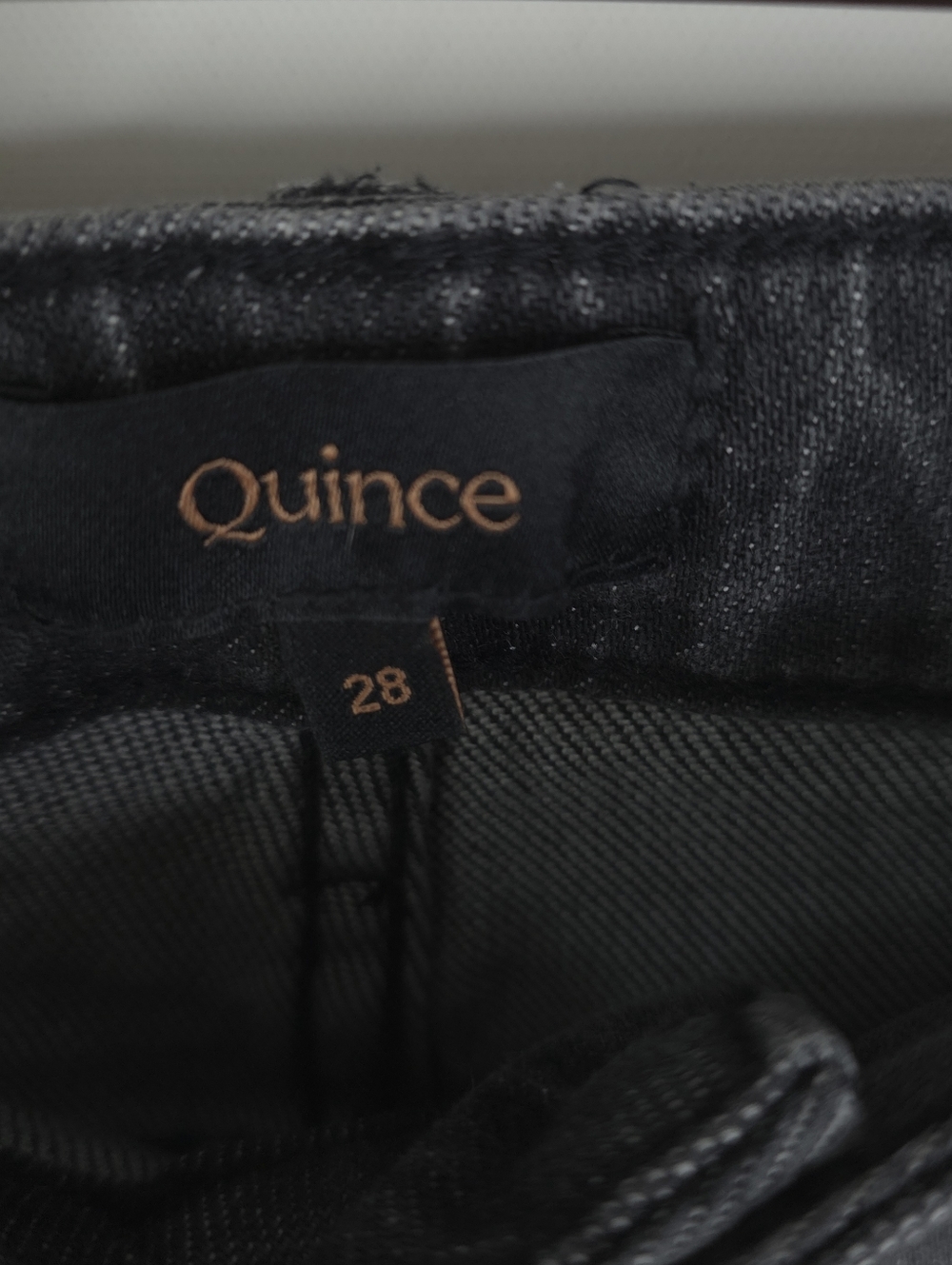 Quince Bella Stretch Relaxed Straight Jeans Size 28 Nwot - Picture 4 of 4